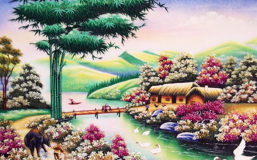 Tranh đá quý đang góp phần không nhỏ trong việc tạo công ăn việc làm ổn định cho nhiều lao động nông thôn. Tranh đá quý đang góp phần không nhỏ trong việc tạo công ăn việc làm ổn định cho nhiều lao động nông thôn.