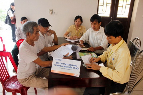 Điều chỉnh trợ cấp lương hưu của người lao động.