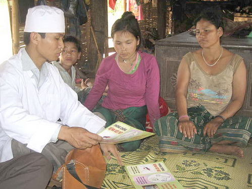 Điều tra dịch tễ bệnh sốt rét trong cộng đồng nhóm nguy cơ cao.