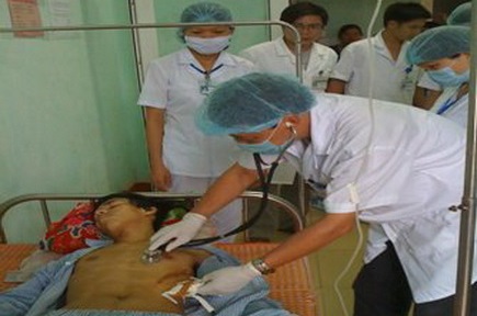 Một trường hợp chấn thương nặng được cấp cứu thành công tại BVĐK Bảo Thắng.