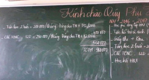 Cứ đầu năm học là dư luận xã hội lại xôn xao với các khoản thu đầu năm. Phải chăng là cái cách thu lắt nhắt trong giáo dục đã khiến cái nhìn về hội phụ huynh, về các cuộc họp phụ huynh trở thành là hội thu, họp thu?(Ảnh minh họa)