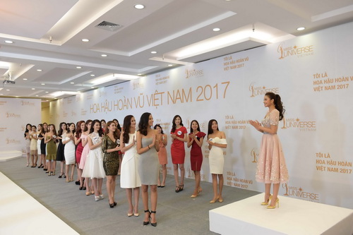 Vòng thi sơ tuyển, sơ khảo của “Hoa hậu Hoàn vũ Việt Nam” 2017 khu vực phía Bắc diễn ra tại Hà Nội vào ngày 6-7/9 vừa qua.