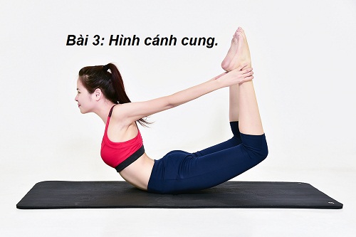 động tác yoga hình cánh cung