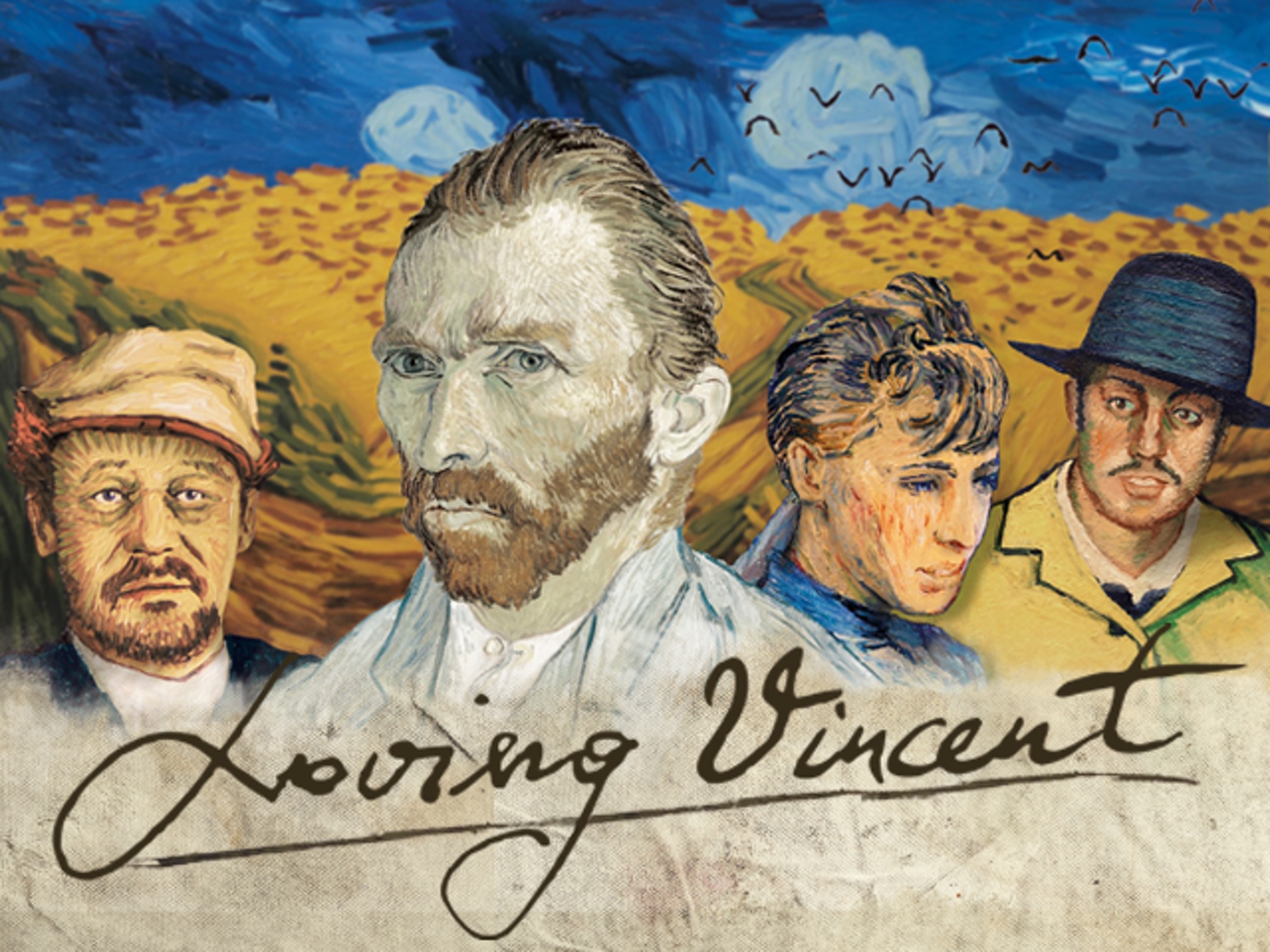Poster quảng cáo phim Loving Vincent.
