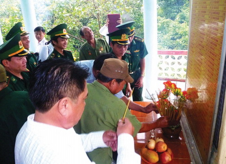 Tưởng nhớ các chiến sĩ Năm Căn