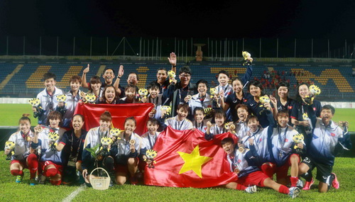 Đội tuyển Bóng đá nữ vô địch SEA Games 29.