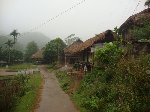 Cảnh sắc bản Giang Mỗ.