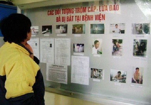Người dân nên cảnh giác với các đối tượng nghi vấn ra vào BV.