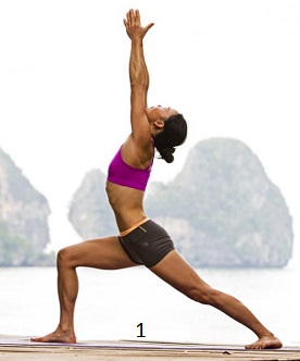 yoga tư thế chiến binh 1