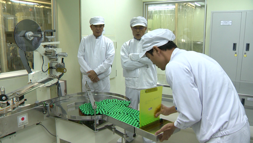 Quá trình sản xuất vắc-xin có sự hỗ trợ của các chuyên gia Nhật Bản. Ảnh: TB
