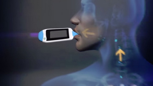 Xét nghiệm hơi thở phát hiện bệnh với thiết bị NaNose.