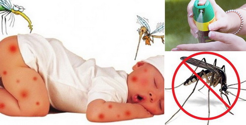Cần thận trọng khi dùng các loại thuốc xịt chống muỗi cho trẻ nhỏ.