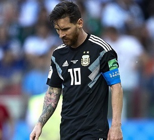 Messi đang trải qua những ngày tồi tệ tại World Cup 2018