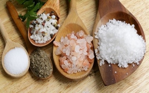 Muối dùng trong nấu ăn khá phong phú.