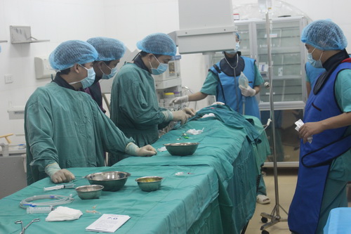 Phẫu thuật tim tại Bệnh viện Sản Nhi Nghệ An.