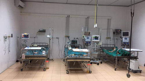Khoa Tim mạch của bệnh viện được trang bị máy móc, thiết bị hiện đại.
