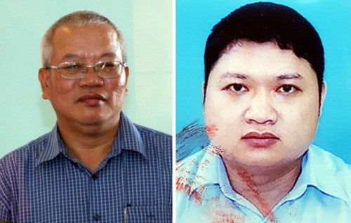 Hai bị can Trần Trung Chí Hiếu (trái) và Vũ Đình Duy. Hai bị can Trần Trung Chí Hiếu (trái) và Vũ Đình Duy.
