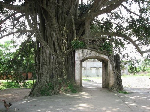 Cổng làng Lai Xá.