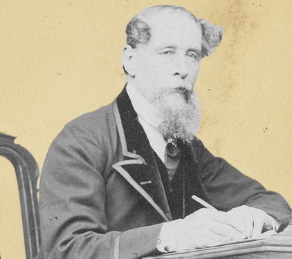 Văn hào Charles Dickens.