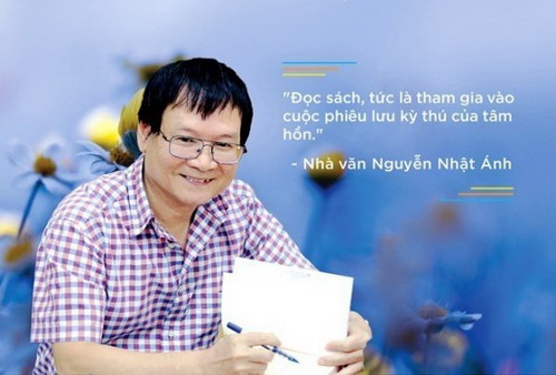Nhà văn Nguyễn Nhật Ánh có nhiều tác phẩm hay nhờ khả năng nắm bắt tâm lý lứa tuổi học trò.