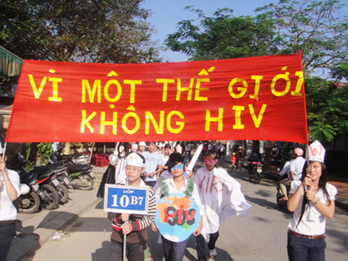 Nhiều hoạt động truyền thông diễn ra trong Tháng Hành động phòng, chống HIV/AIDS.