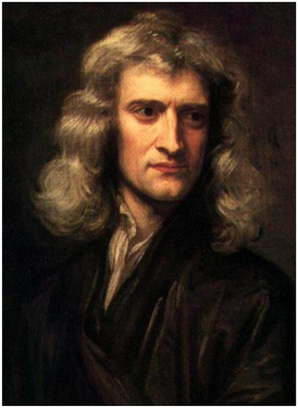 Nhà bác học Isaac Newton.