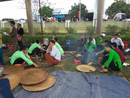 Trong cuộc thi sao chè.