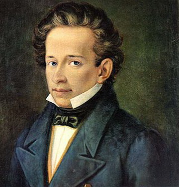 Nhà thơ Leopardi (1798-1837).