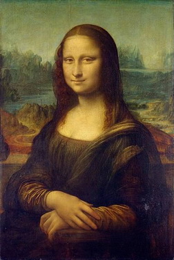 Bức tranh Mona Lisa của đại danh họa Leonardo Da Vinci.