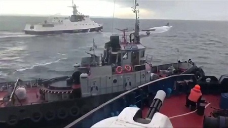 Điểm nóng ở khu vực biển Đen đẩy quan hệ Nga Ukraine đến mức căng thẳng