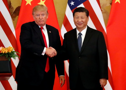 Tổng thống Mỹ D. Trump và Chủ tịch Trung Quốc Tập Cận Bình. Ảnh: Reuters