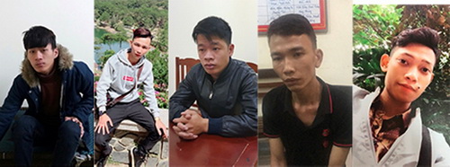 Một số đối tượng môi giới trong đường dây mua bán thận.