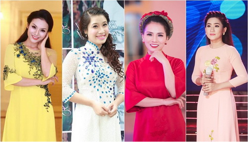 Dòng nhạc dân gian đương đại Việt Nam có nhiều nữ ca sĩ theo đuổi và gặt hái thành công (từ trái qua: ca sĩ Tân Nhàn, Bích Hồng, Thành Lê, Yên Nhiên).