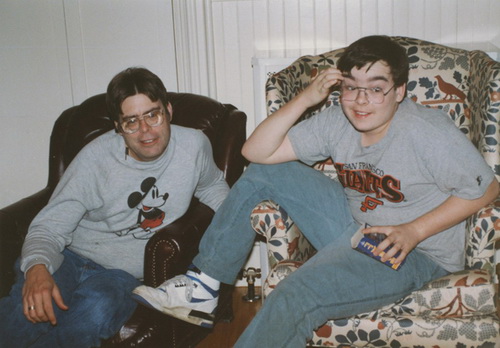 Hai bố con nhà Stephen King, 1987.