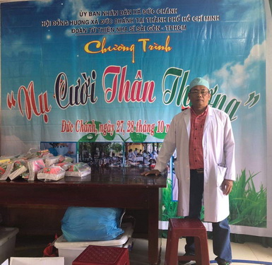 BS. Nguyễn Vững trong chương trình “Nụ cười thân thương”.