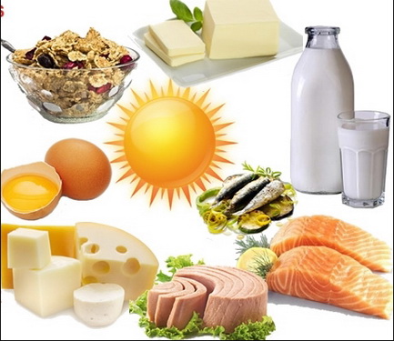 Nên bổ sung vitamin D cho trẻ qua thực phẩm.