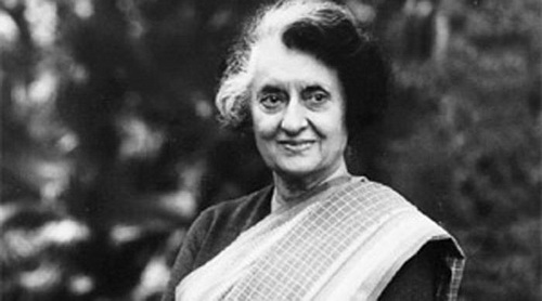 Cựu Thủ tướng Ấn Độ Indira Gandhi.