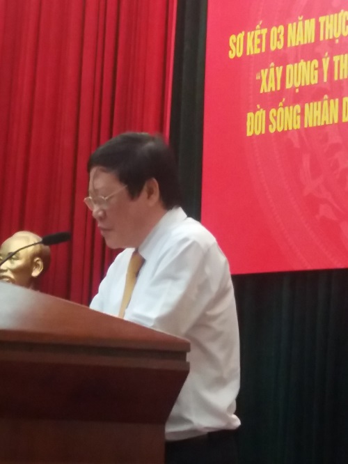 Nguyễn Viết Tiến - Thứ trưởng thường trực Bộ Y tế phát biểu khai mạc Hội nghị.