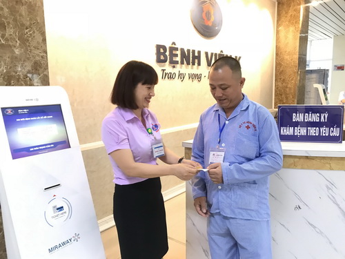 BV K đã đưa vào sử dụng nhiều trang thiết bị hiện đại phục vụ nhu cầu của người bệnh, hài lòng người bệnh.