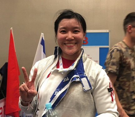 Yu Chui Yee, kiếm sĩ Hồng Kông đến nay đã đoạt 7 huy chương Paralympic.