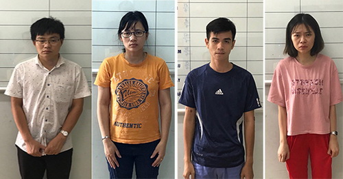 Các bị can tại cơ quan công an. Các bị can tại cơ quan công an.