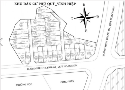 Dự án khu dân cư đô thị Phú Quý thực chất không được chính quyền cấp phép.