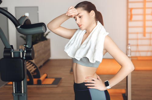 Cần nghỉ ngơi hợp lý trong buổi tập.