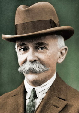 Pierre de Coubertin (1863-1937).