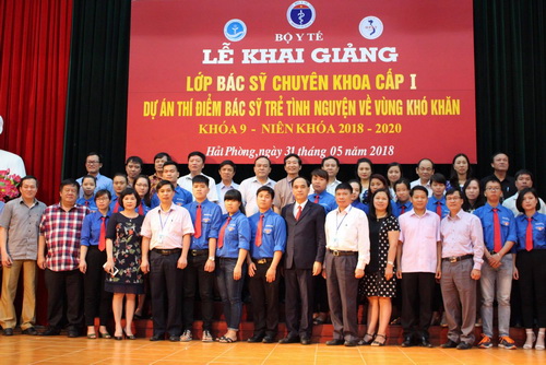 Khai giảng lớp bác sĩ CKI dự án 585 niên khóa 9 (2018 -2020) tại Trường đại học Y Dược Hải Phòng.