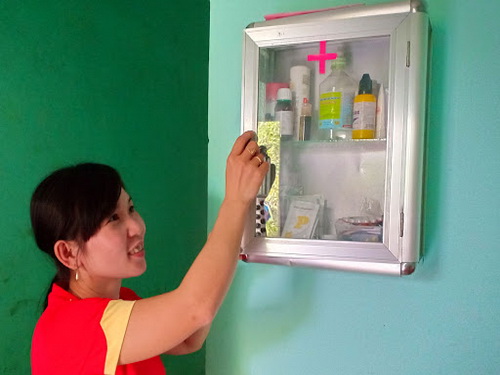 Trong nhà nên có sẵn một số thuốc thiết yếu.