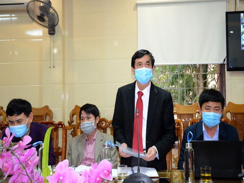 TS. Nguyễn Văn Định thông tin về công tác phòng chống COVID-19 trong giai đoạn 2 ở Nghệ An.