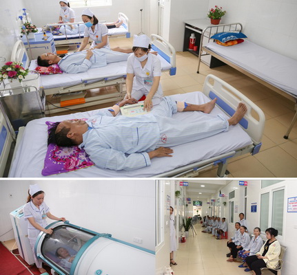 Chất lượng khám, chữa bệnh của bệnh viện ngày càng được nâng lên.