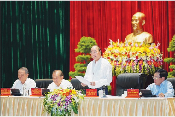 Thủ tướng Chính phủ phát biểu chỉ đạo tại buổi làm việc.