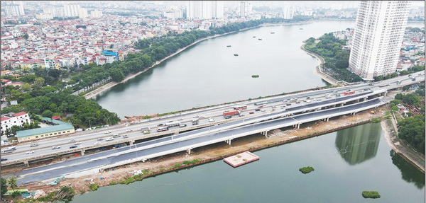 Dự án đầu tư xây dựng tuyến đường Vành đai 3 đi thấp qua hồ Linh Đàm là 1 trong 5 công trình giao thông trọng điểm của Hà Nội.